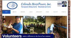 Desktop Screenshot of coloradohorsepower.org